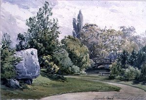 Veduta dei Giardini Botanici, Regents Park da William Callow